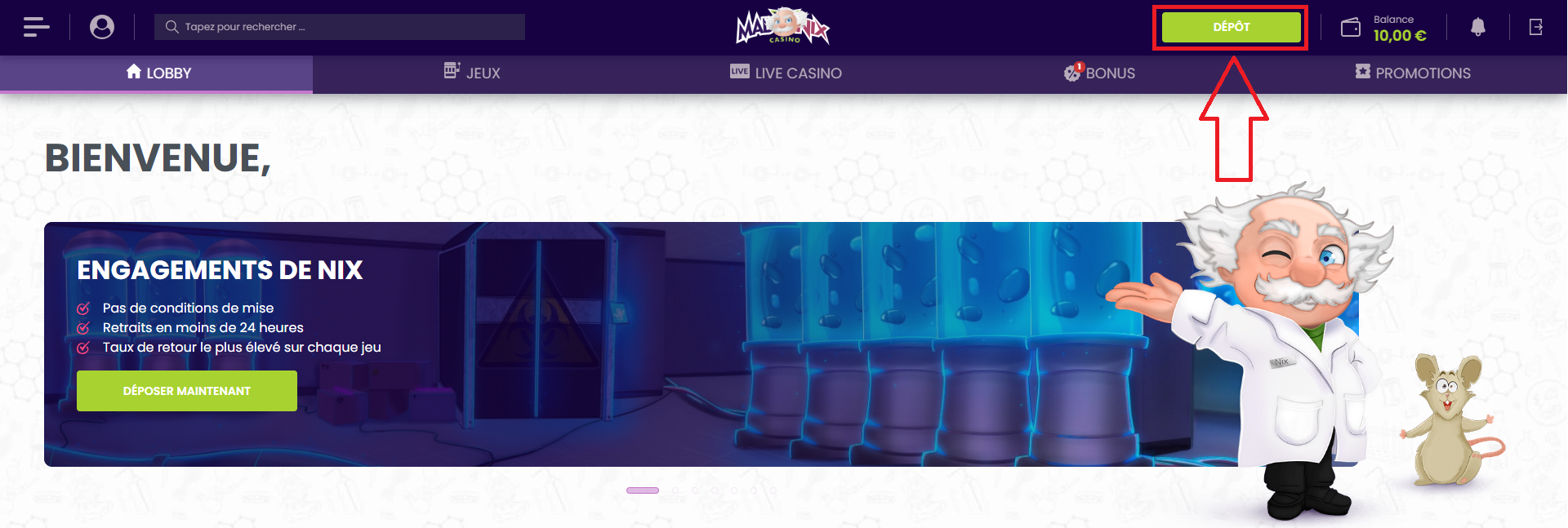 Depot selectionner.png